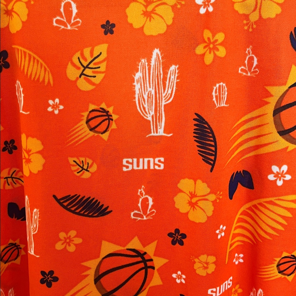 Phoenix Suns Rare Hawaiian Style Cactus Shirt - Picture 6 of 7